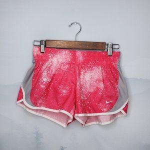 Nike Dri-Fit Pink Galaxy Dust Athletic Shorts Women's Small
